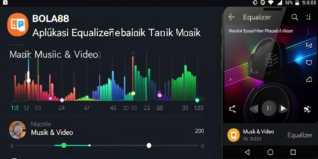 Tampilan antarmuka aplikasi Equalizer BOLA88 yang user-friendly.