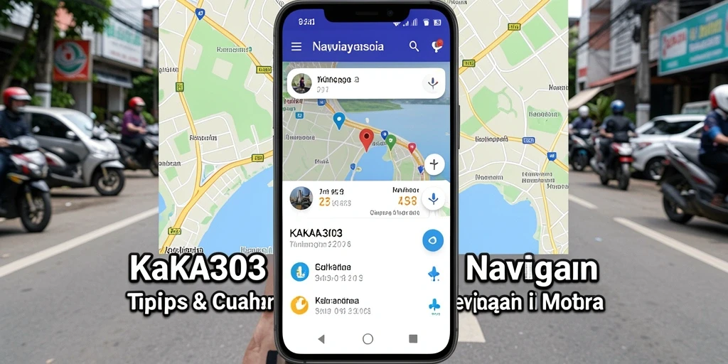 Antarmuka intuitif KAKA303 untuk navigasi motor yang efektif.